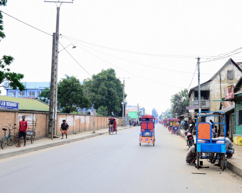 Rikscha Fahrer Madagaskar