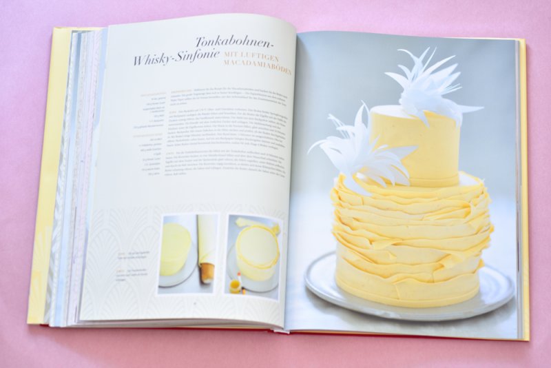  Tonkabohnen Torte mit Whiskey, Macadamia Böden